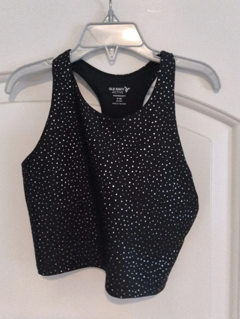 Old Navy Black Tank with White Polka Dots 3 piece set